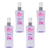 Body Fantasies Romance and Dreams Body Spray 94ml Bundle of 4