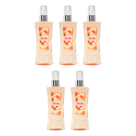 Body Fantasies Sweet Sunrise Body Spray 94ml Bundle of 5