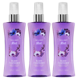 Body Fantasies Twilight Mist Body Spray 94ml 3 Pack