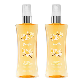 Body Fantasies Vanilla Fragrance Body Spray 94ml Bundle of 2