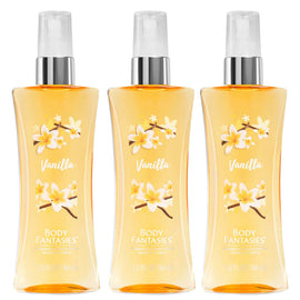 Body Fantasies Vanilla Fragrance Body Spray 94ml Pack of 3