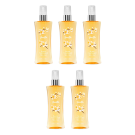 Body Fantasies Vanilla Body Spray 94ml 5 Pack Bundle