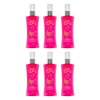 Body Fantasies Pink Vanilla Kiss Body Spray 236ml 6 Pack