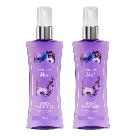 Body Fantasies Twilight Mist Coconut Vanilla 236ml Bundle of 2