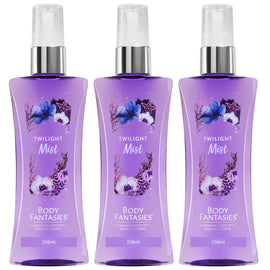 Body Fantasies Twilight Mist Body Spray 236ml Pack of 3