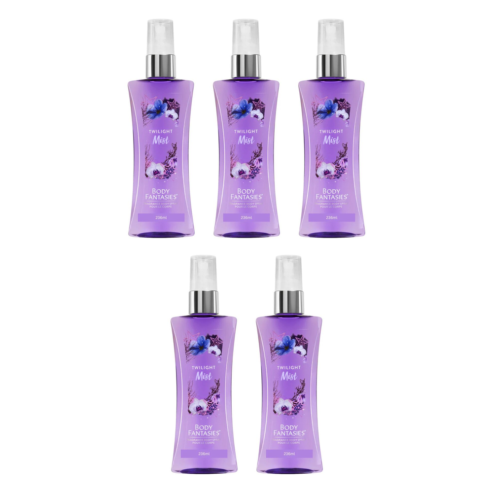 Body Fantasies Twilight Mist Coconut Vanilla 236ml Bundle of 5