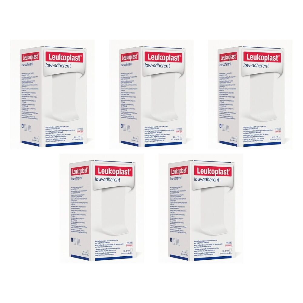 Leuko Leukoplast Low Adherent Sterile Dressing Roll 10 x 20m Box of Bundle of 5