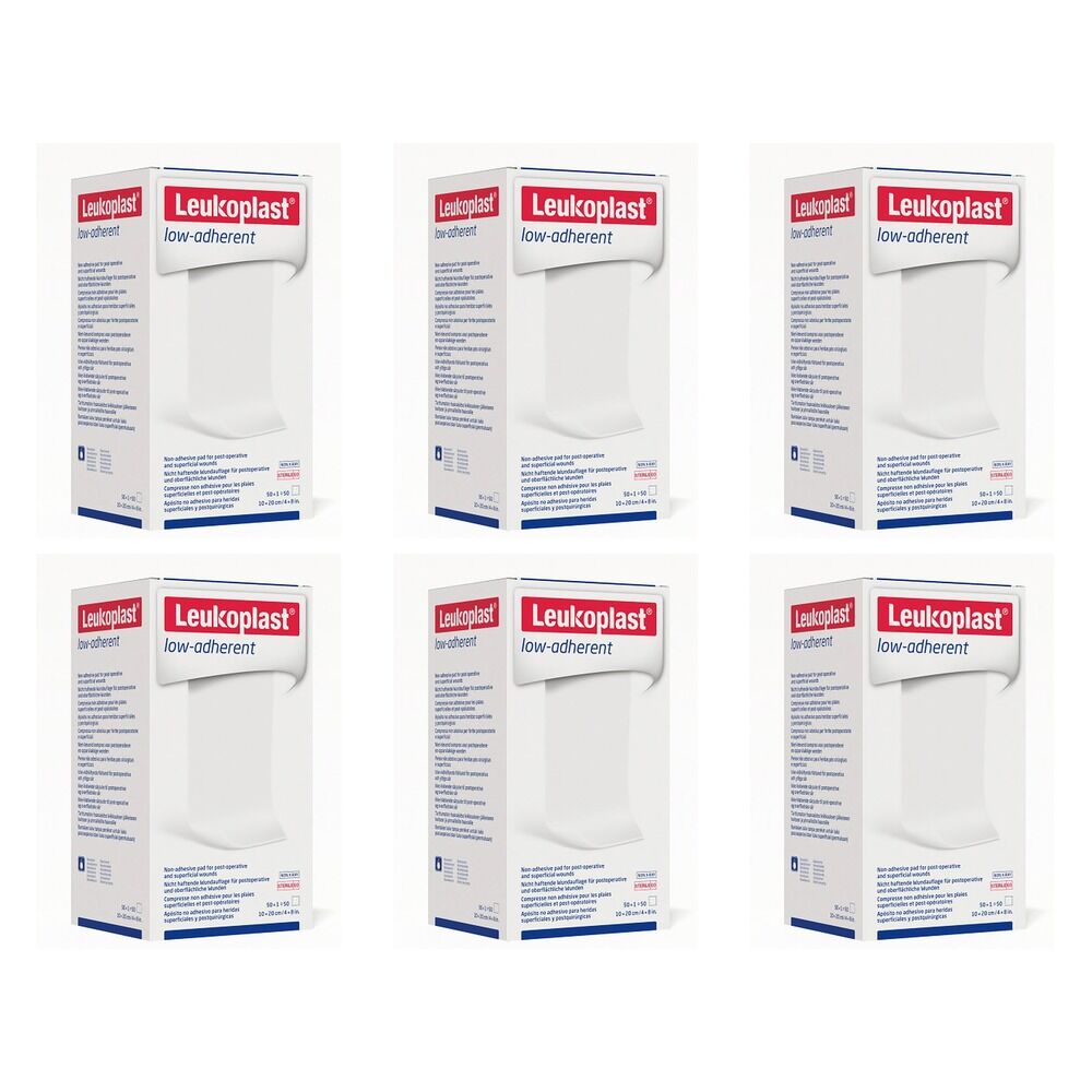 Leuko Leukoplast Low Adherent Sterile Dressing Roll 10 x 20m Box of Bundle of 6