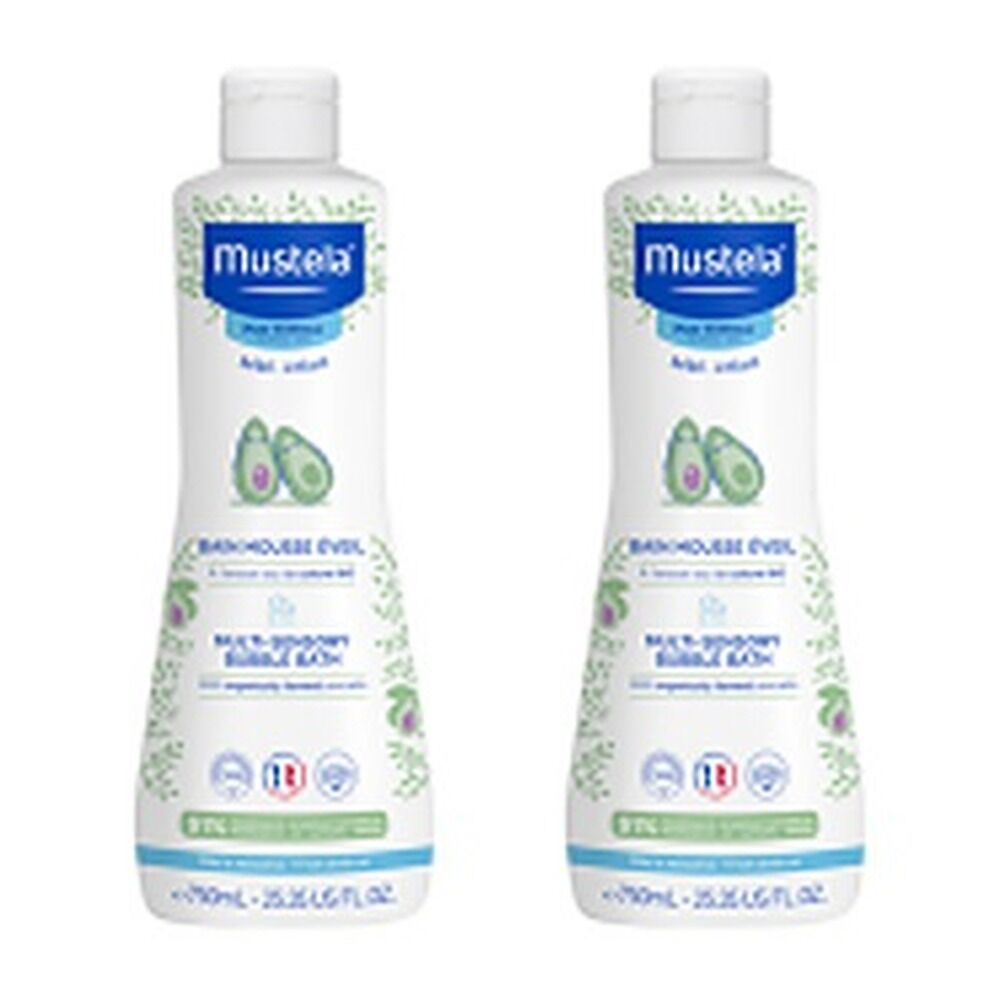 Mustela Multi Sensory Bubble Bath 750mL Pack of 2