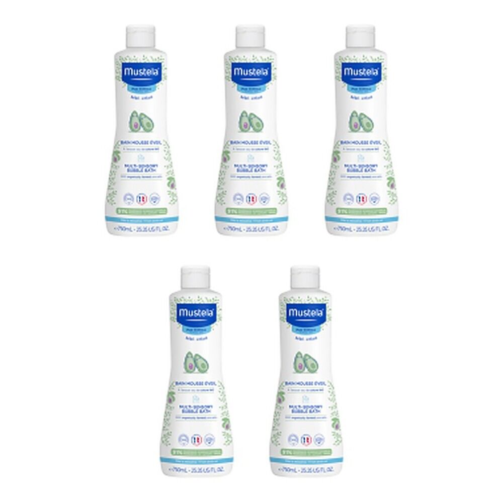 Mustela Multi Sensory Bubble Bath 750mL Pack of 5