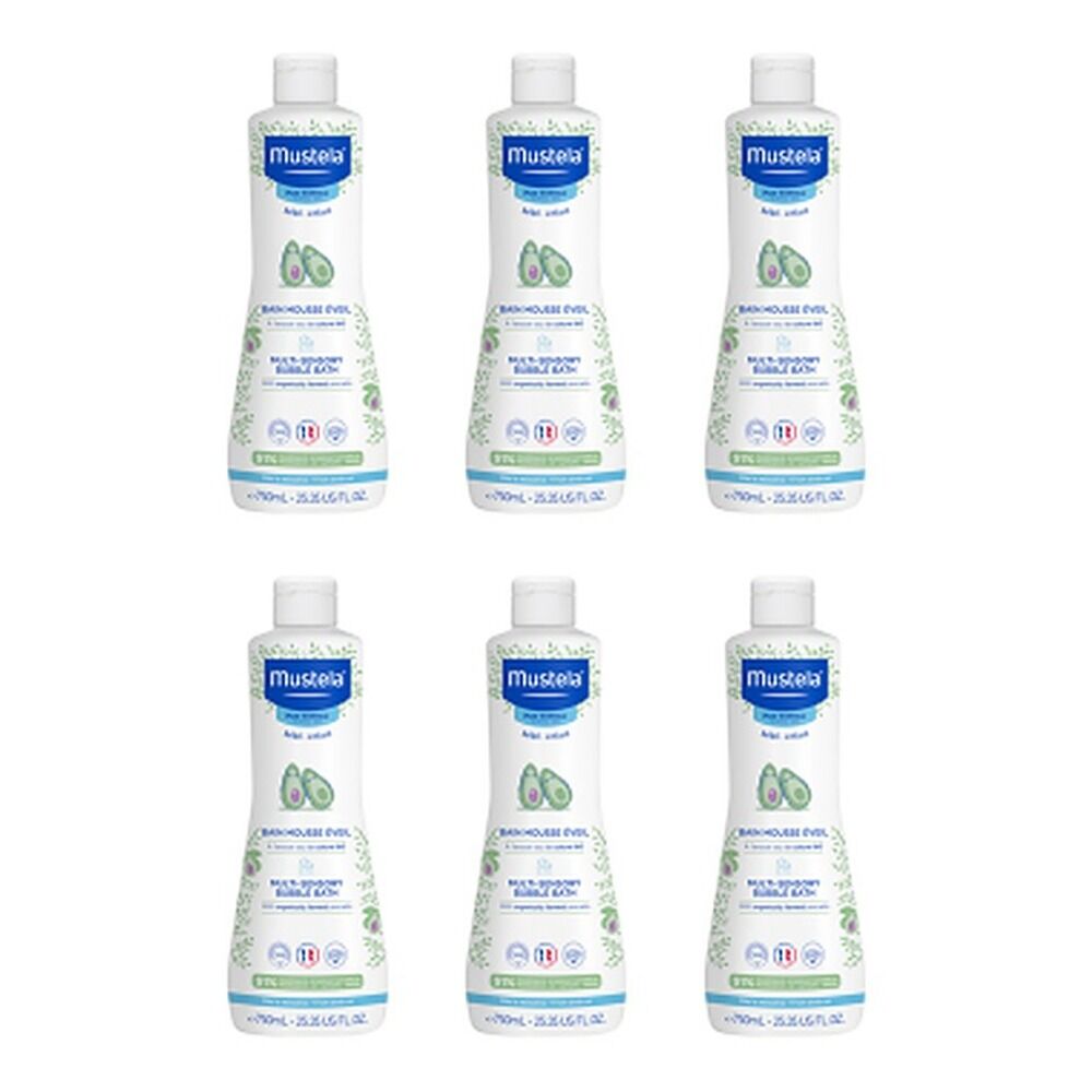Mustela Multi Sensory Bubble Bath 750mL Pack of 6