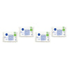 NIVEA 3-in-1 Micellar Cleansing 25 Wipes Pack of 4