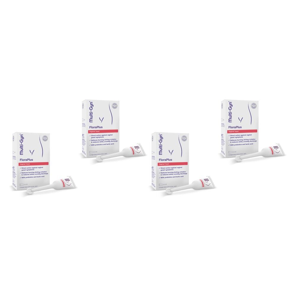 Multigyn FloraPlus Vaginal Gel 5 x 5mL Pack of 4