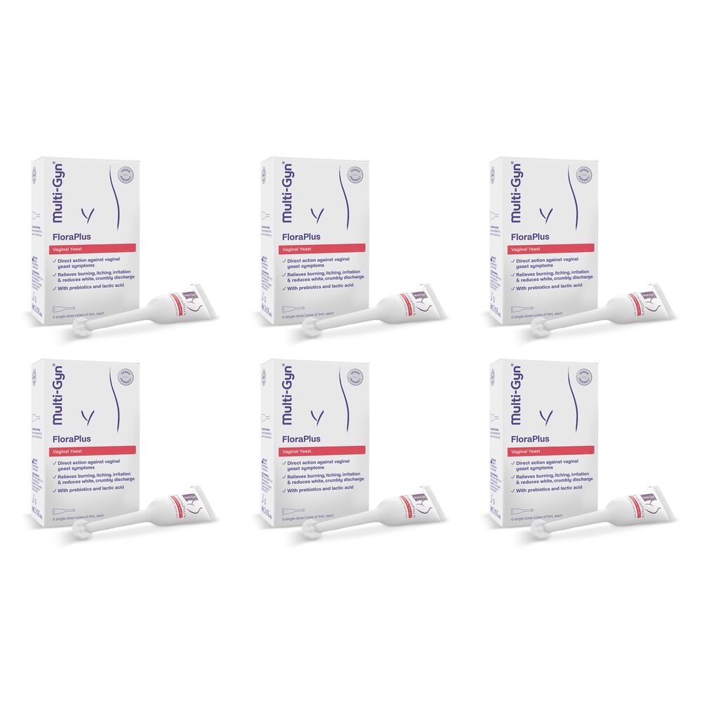Multigyn FloraPlus Vaginal Gel 5 x 5mL Pack of 6