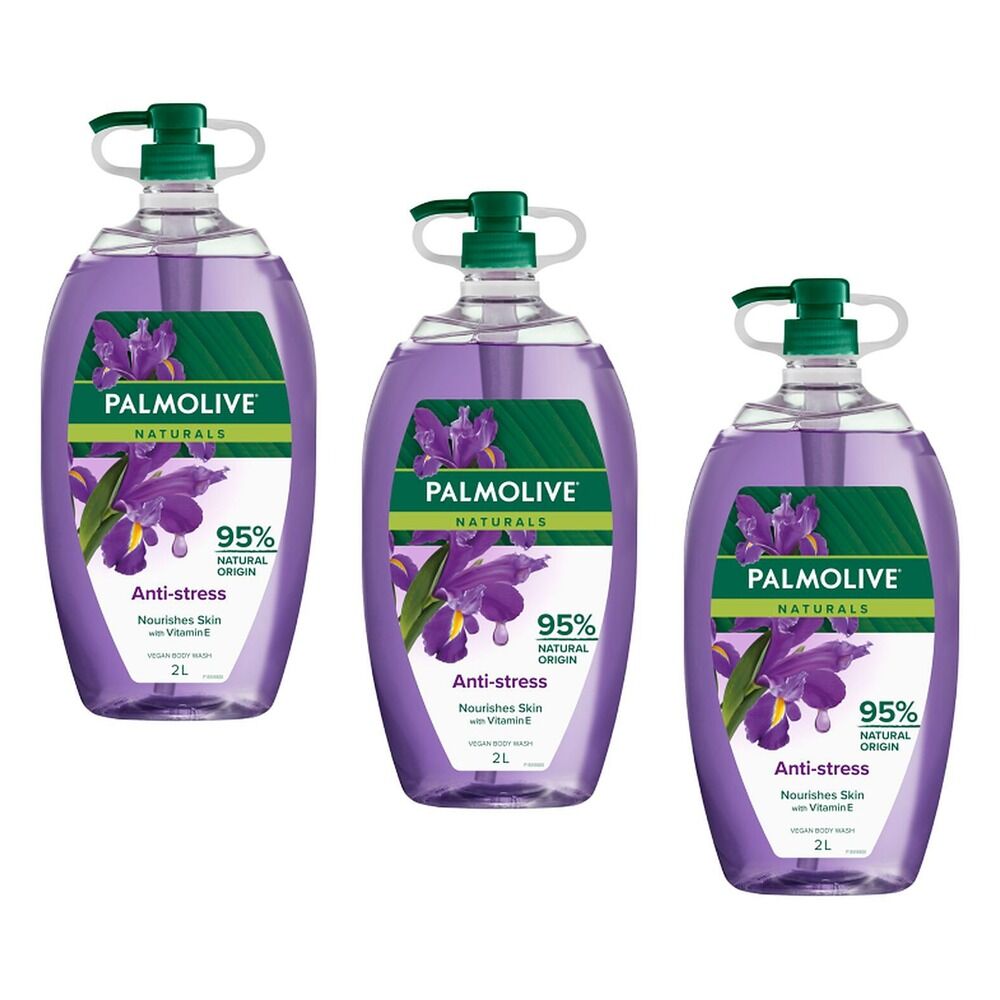 Palmolive Naturals Anti-Stress Body Wash 2L Pack of 3