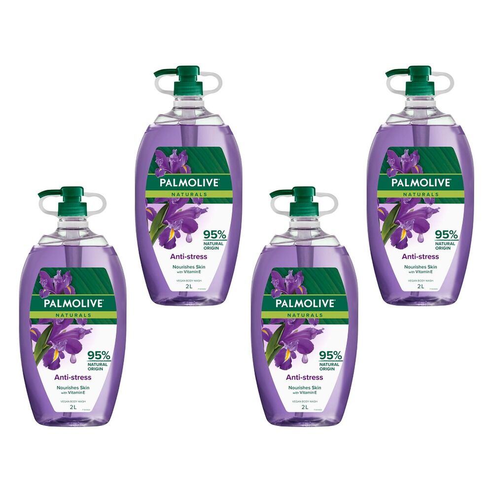 Palmolive Naturals Anti-Stress Body Wash 2L Pack of 4