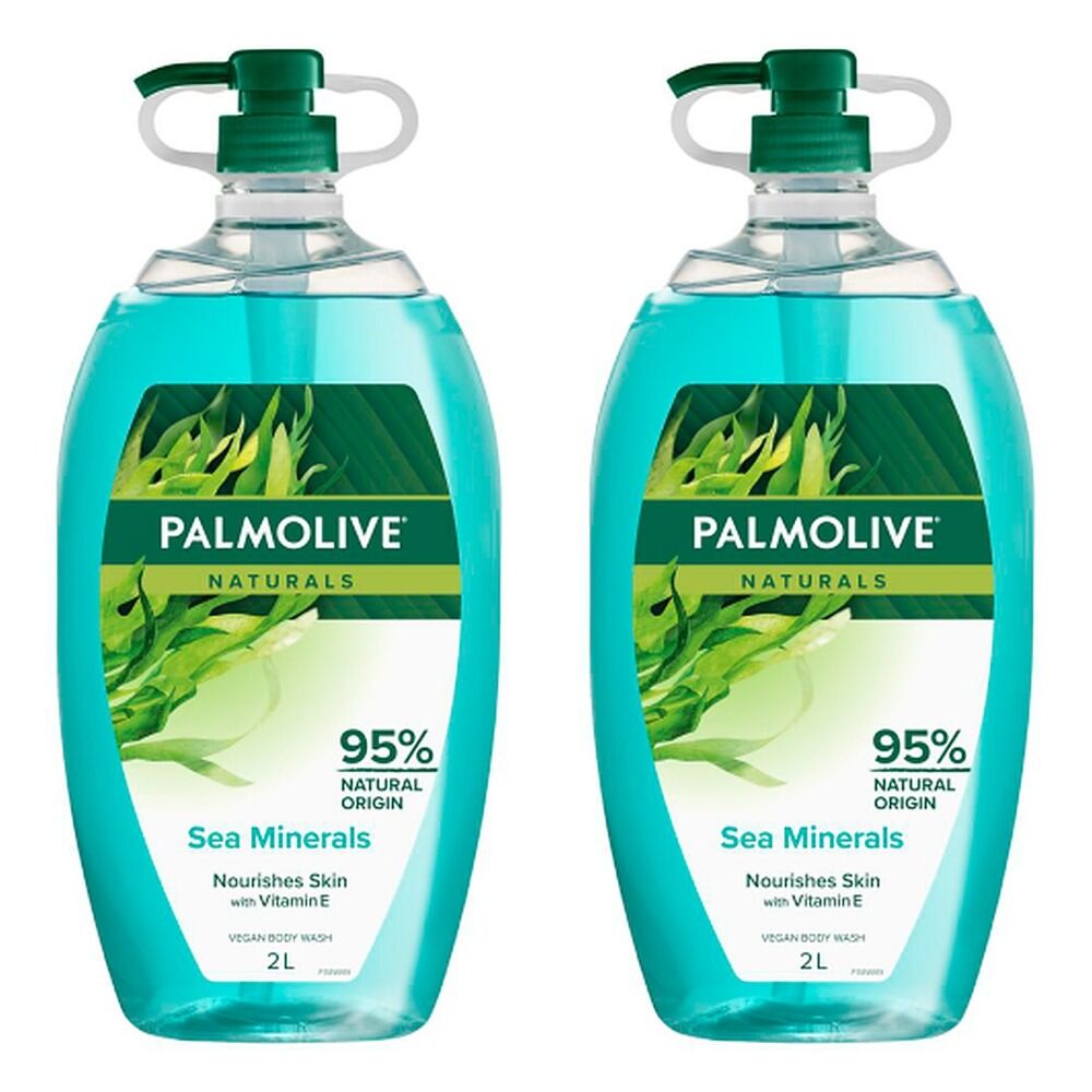 Palmolive Naturals Sea Minerals Body Wash 2L Pack of 2