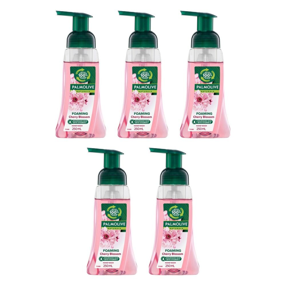 Palmolive Foaming Hand Wash Cherry Blossom 250mL x 6 Bundle of 5