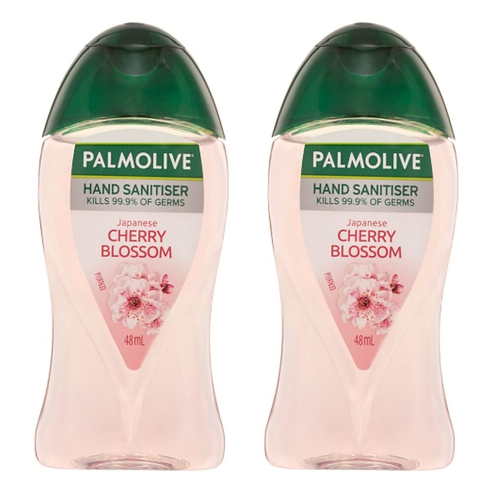 Palmolive Hand Sanitiser Japanese Cherry Blossom 48mL Pack of 2