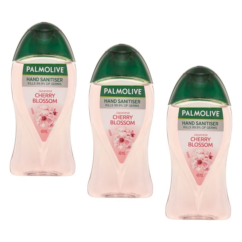 Palmolive Hand Sanitiser Japanese Cherry Blossom 48mL Pack of 3