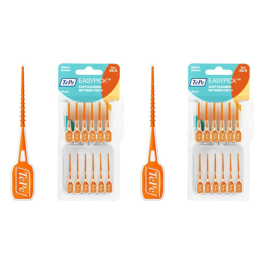 TEPE EasyPick XS/S Orange 36 Pieces Pack of 2
