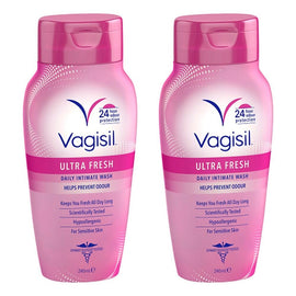 Vagisil Ultra Fresh Intimate Wash 240mL Pack of 2