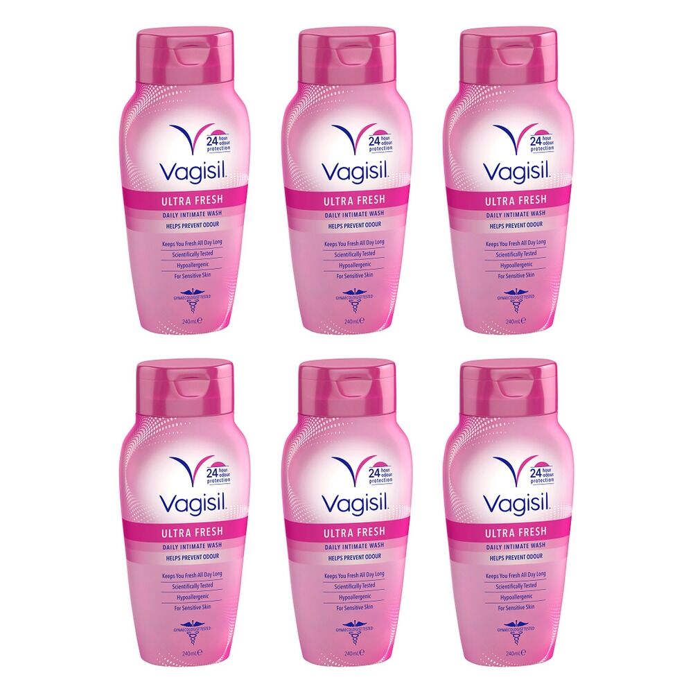 Vagisil Ultra Fresh Intimate Wash 240mL Pack of 6