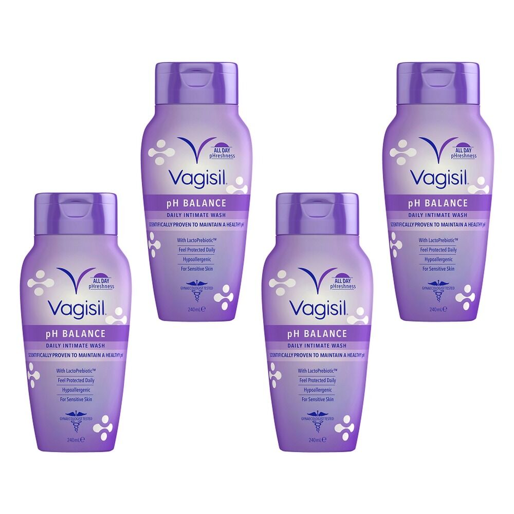 Vagisil pH Balance Intimate Wash 240mL Pack of 4