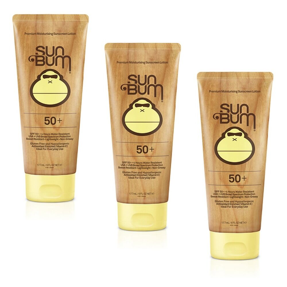 Sun Bum Moisturising Sunscreen Lotion SPF50+ 177mL Pack of 3