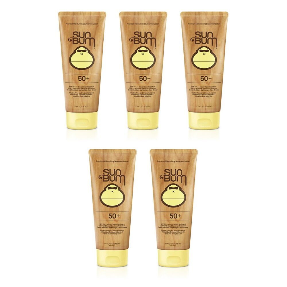 Sun Bum Moisturising Sunscreen Lotion SPF50+ 177mL Pack of 5