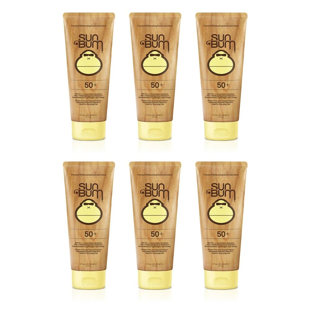 Sun Bum Moisturising Sunscreen Lotion SPF50+ 177mL Pack of 6