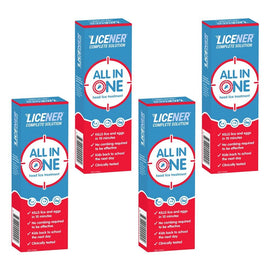 Licener All In One Head Lice Treatment 100mL Pack of 4