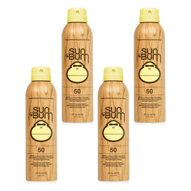 Sun Bum Premium Moisturising Sunscreen Spray SPF 50 177mL Pack of 4