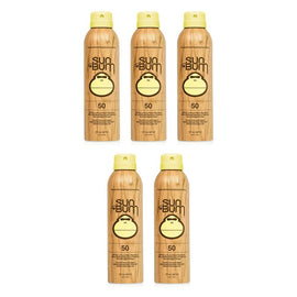 Sun Bum Premium Moisturising Sunscreen Spray SPF 50 177mL Pack of 5
