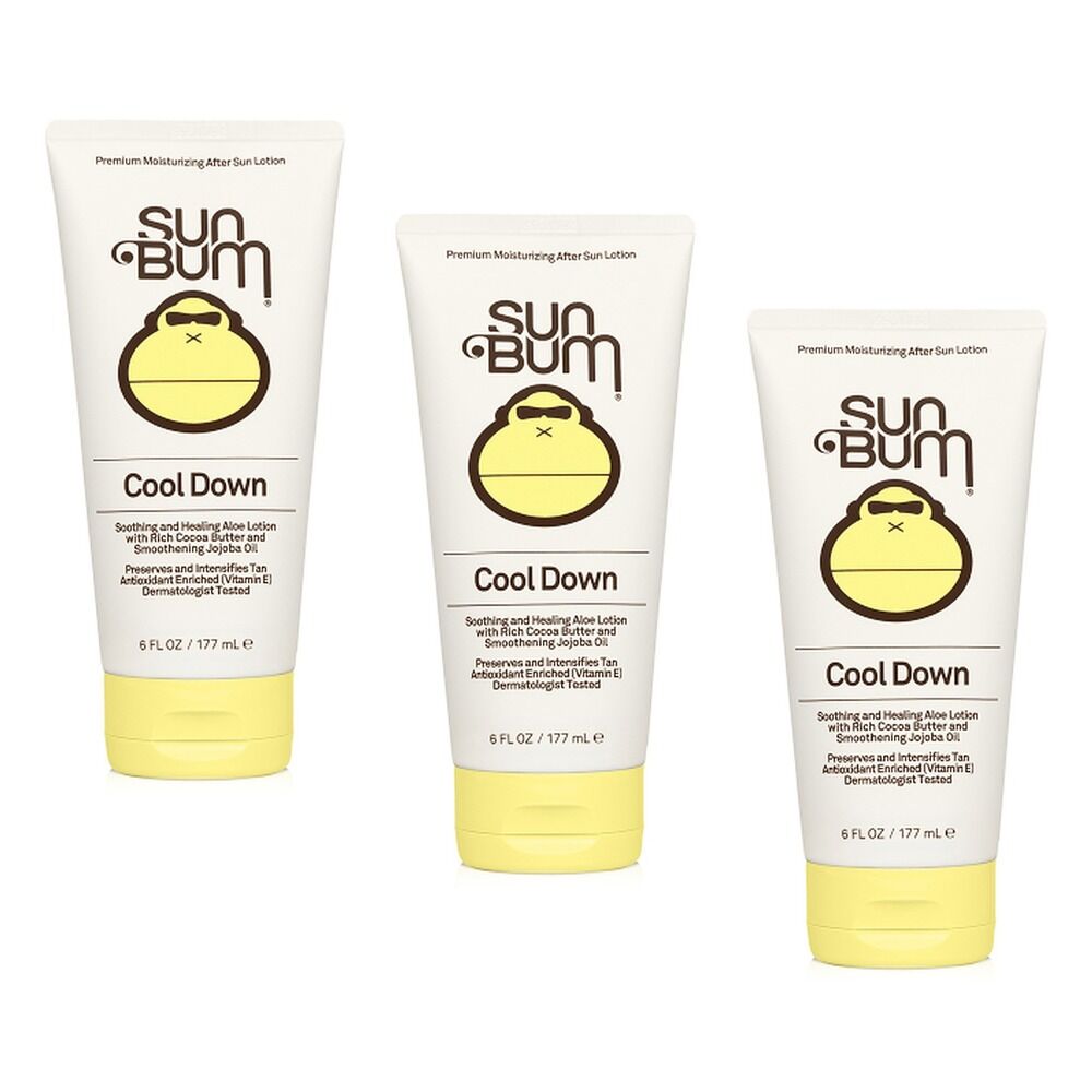 Sun Bum Cool Down Aloe Lotion 177mL Pack of 3
