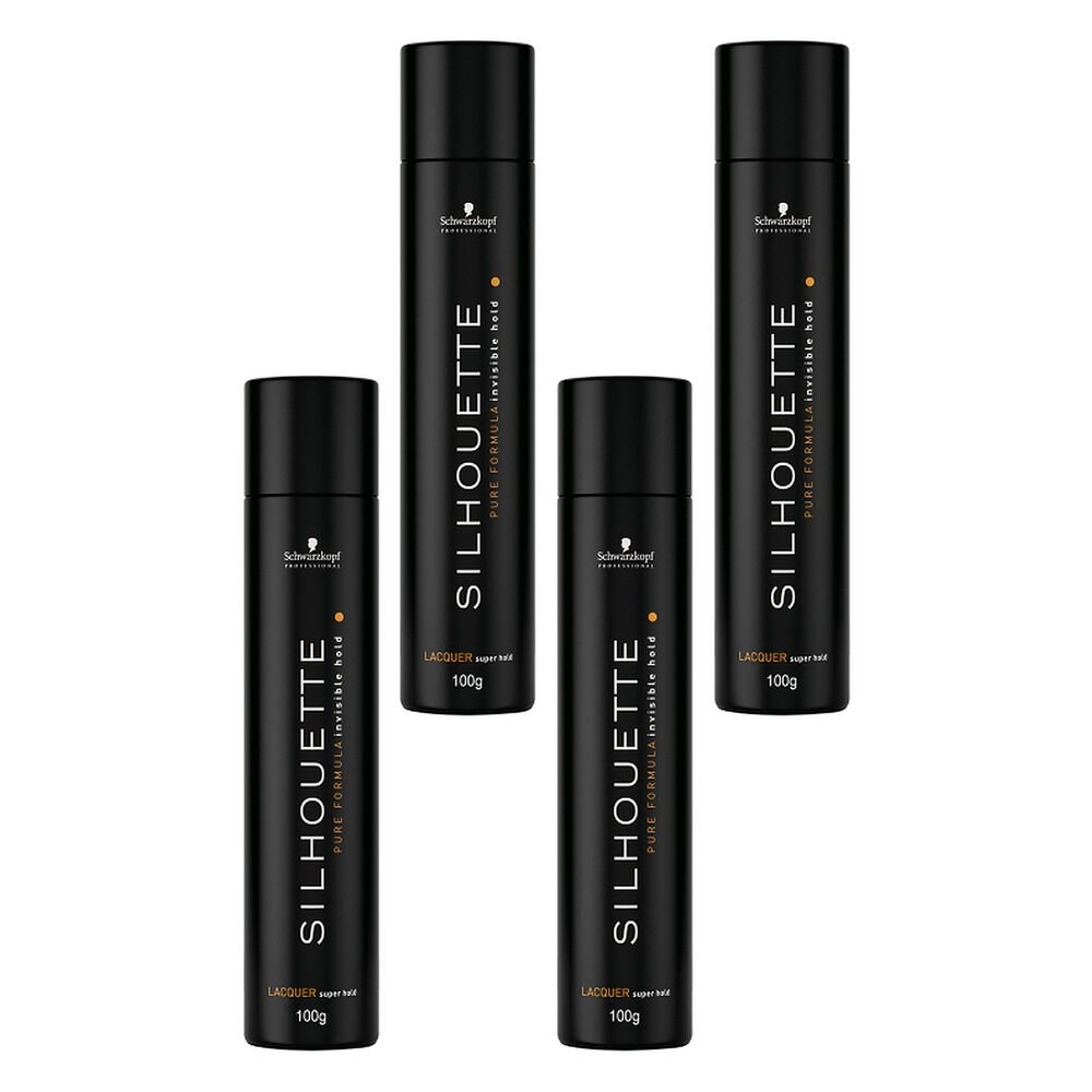 Schwarzkopf Professional Super Hold Lacquer 100g Pack of 4