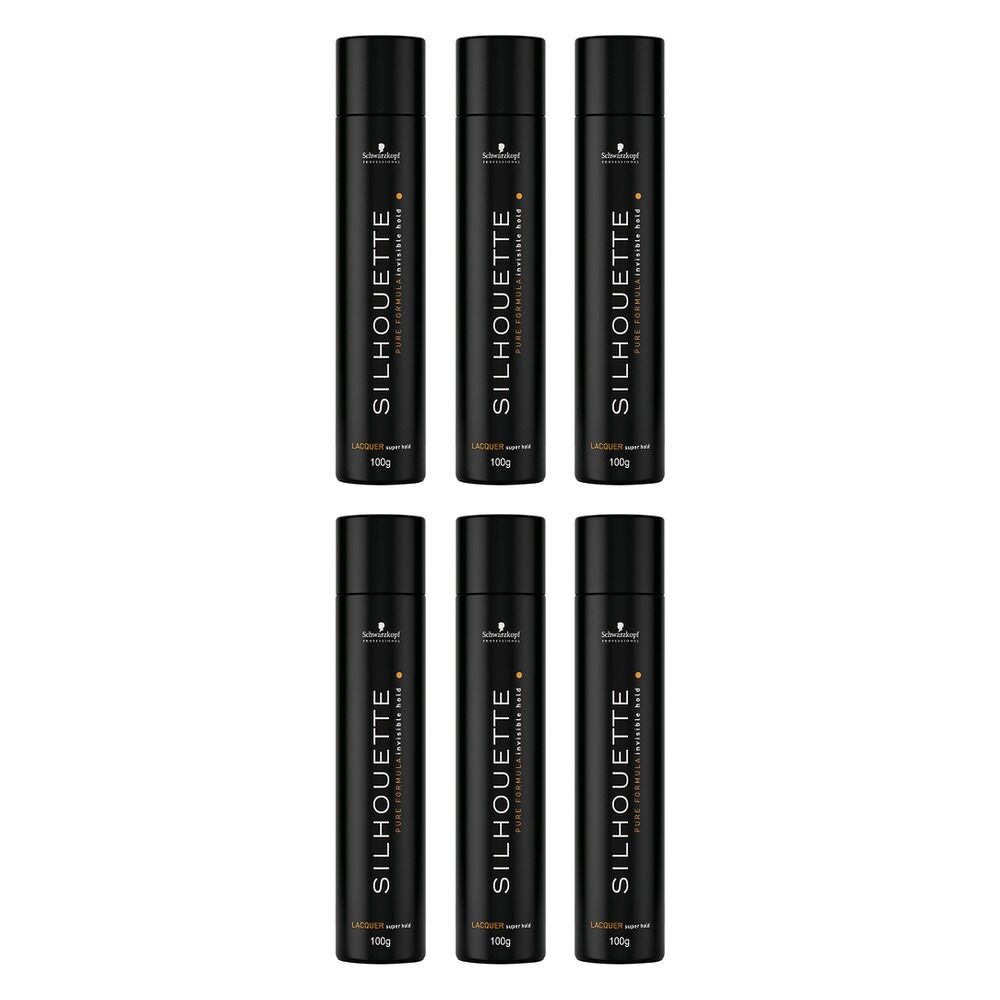 Schwarzkopf Professional Super Hold Lacquer 100g Pack of 6