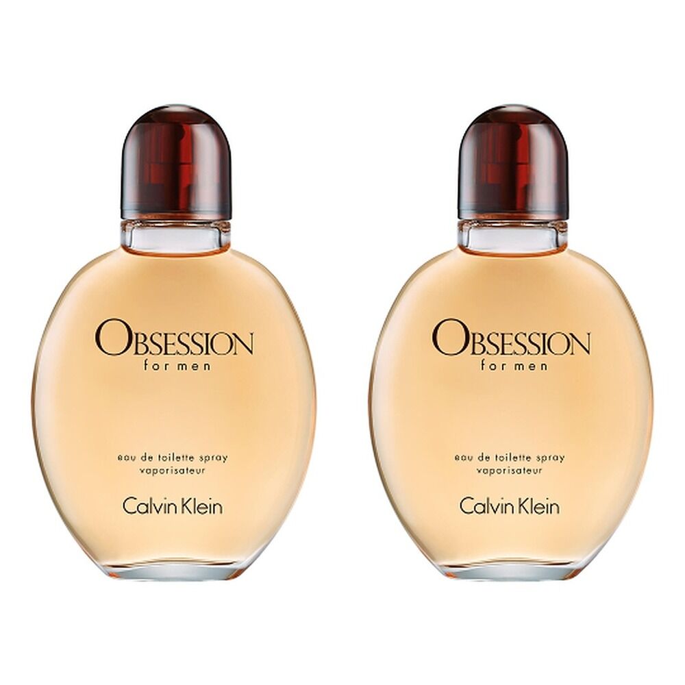 Calvin Klein Obsession For Men EDT 125mL Pack of 2