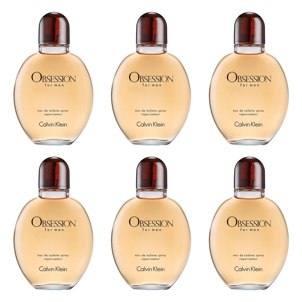 Calvin Klein Obsession For Men EDT 125mL Pack of 6