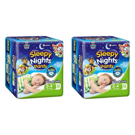 Baby Love SleepyNights Overnight Pants 2-4 Years (12-18kg) Bluey 12 Bundle of 2