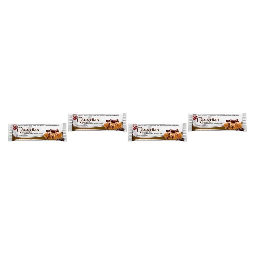 Quest Chocolate Chip Cookie Protein Bar 60g x 12 Bundle of 4