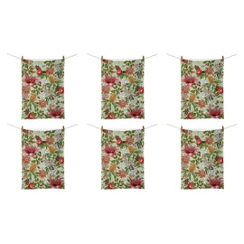 La La Land Tea Towel Botanical Beauty 44 x 64cm Pack of 6