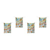 LA LA LAND Tea Towel Coastal Breeze 64cm Pack of 4