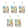 LA LA LAND Shopping Tote Coaster Breeze Pack of 5