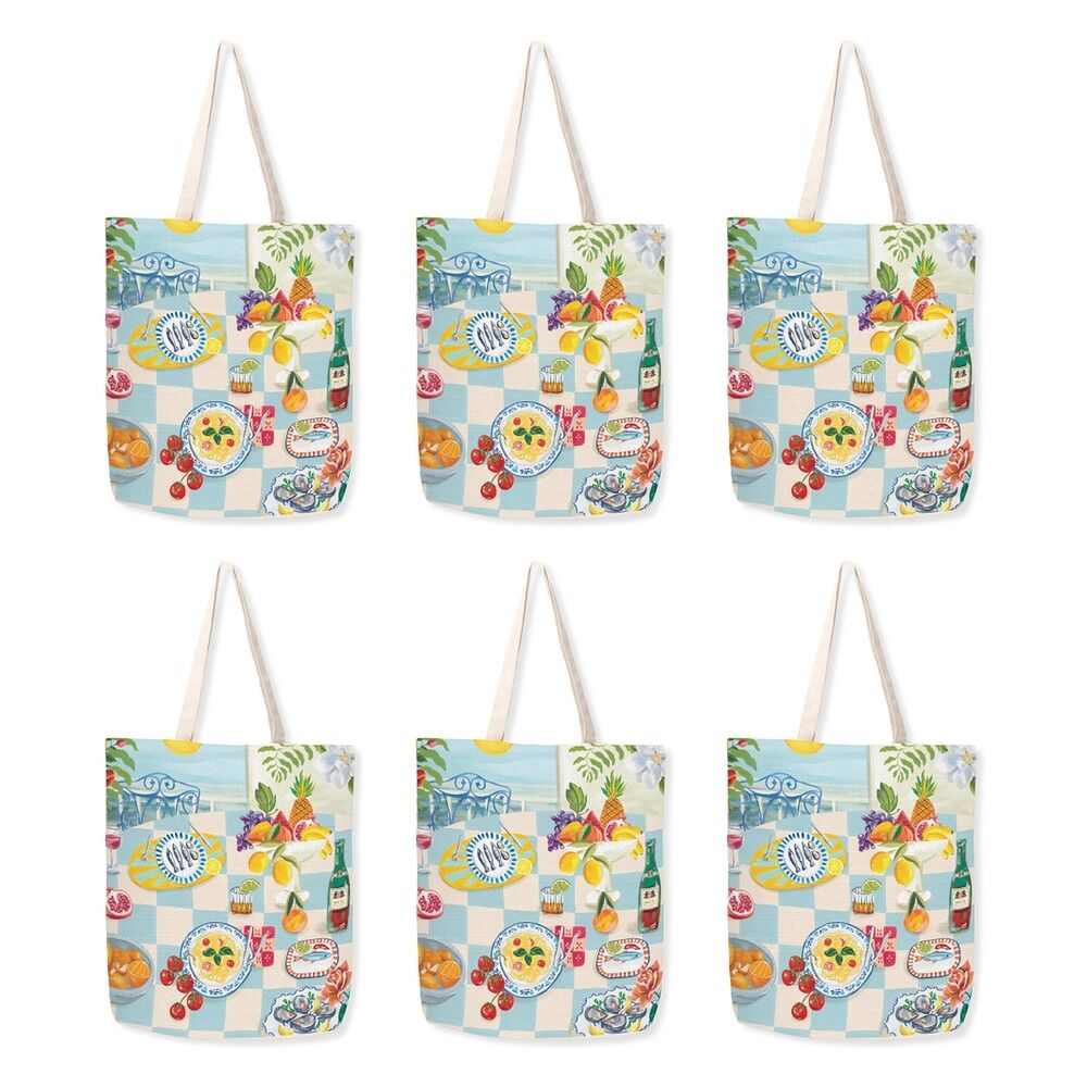 LA LA LAND Shopping Tote Coaster Breeze Pack of 6