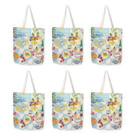 LA LA LAND Shopping Tote Coaster Breeze Pack of 6