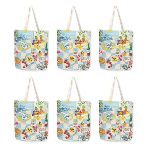 LA LA LAND Shopping Tote Coaster Breeze Pack of 6