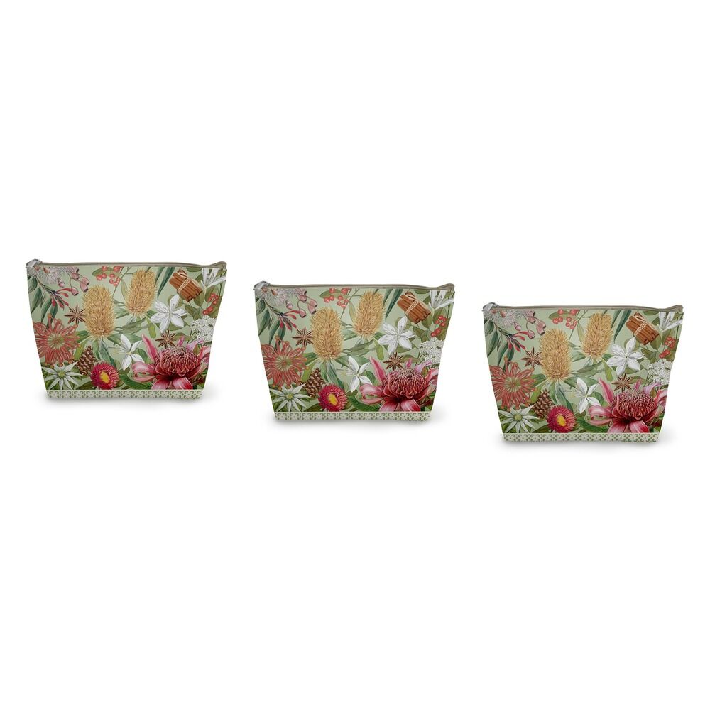 LA LA LAND Holiday Pouch Botanical Beauty 23 x 29 x 1cm Pack of 3