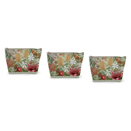 LA LA LAND Holiday Pouch Botanical Beauty 23 x 29 x 1cm Pack of 3