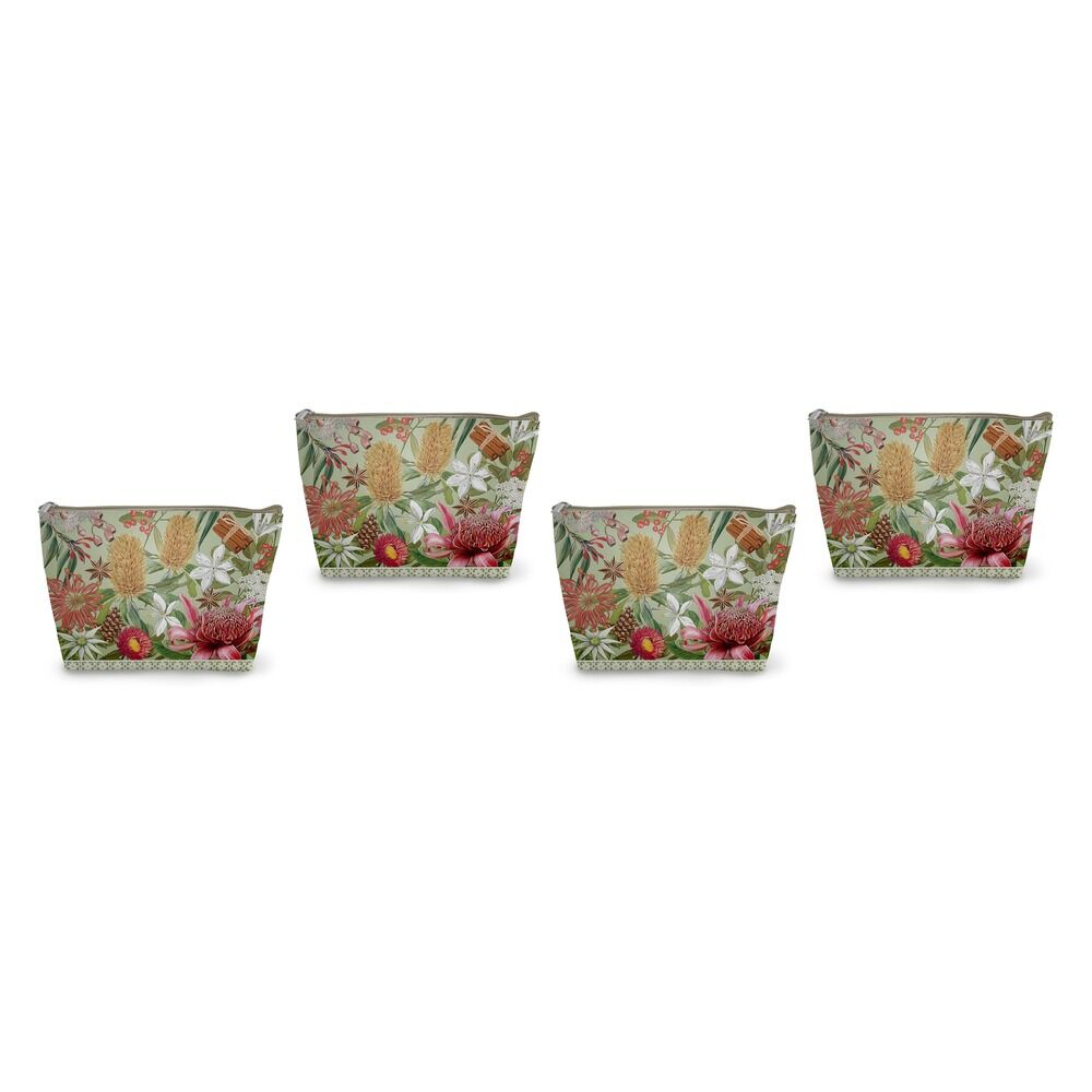 LA LA LAND Holiday Pouch Botanical Beauty 23 x 29 x 1cm Pack of 4